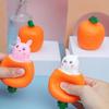 Funny Pop-Up Slow Rebound Squishy Carrot Rabbit Squeeze Telescopic Toys Hand Antistress Reliever Toys Stress Relief Gift