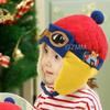 Autumn Winter Baby Pilot Goggles Hat with Ear Protection - Korean Style Fleece Lei Feng Hat