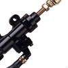 Motorcycle Rear Foot Master Cylinder Brake Pump, Hydraulic with Reservoir Aluminum for