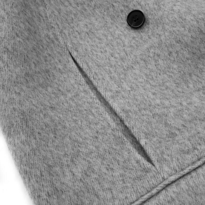 JNBY Loose Fit Sleeveless Wool Blend Coat