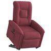 VidaXL Fauteuil inclinable électrique rouge bordeaux tissu, chaise inclinable électrique, fauteuil électrique pour personnes 3303277