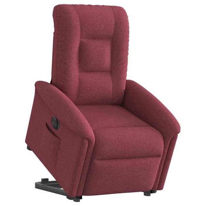 VidaXL Electric Recliner Bordeaux Red Fabric, Electric Recliner Chair, Electric Armchair for People 3303277