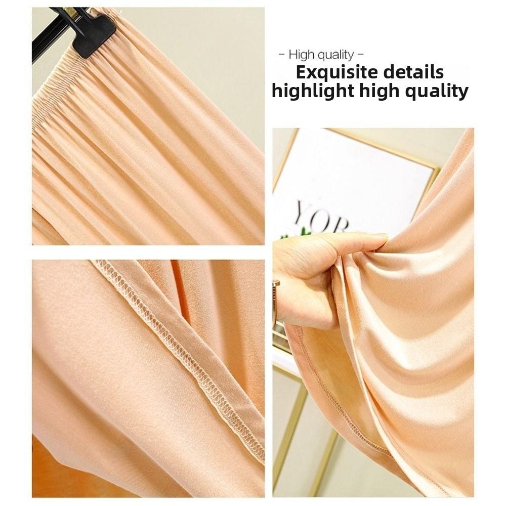 High Waist Underskirt Anti-glare Innerwear Short Skirt Fashion Half Length Skirt for Women