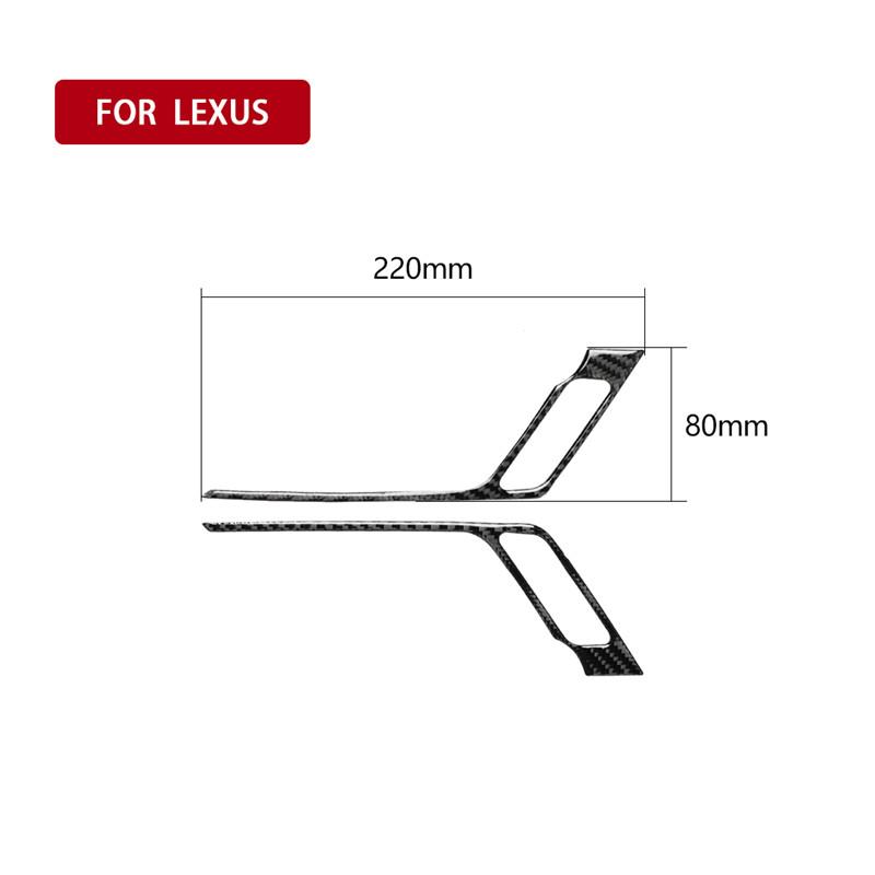 Fits for Lexus RX300 270 200T 450H 2016-19 Car Accessories Carbon fiberIn Vehicle Door Inner Handles Door Bowl Decorative Panel