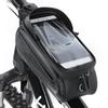 PVC Black Hard Shell Waterproof Performance Touching Screen Bike Bag Mobile Phone Bicycle Cycling Packet Equipment