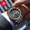 OPK Dual Calendar Luxury Quartz Watch For Men Diamond Roman Scale Business Hand Clock Waterproof Fashion Original Man Watch