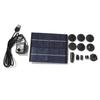 2W 6V Solar Fountain Water Pump Panel Home Garden Fish Pond Pool Watering Kits