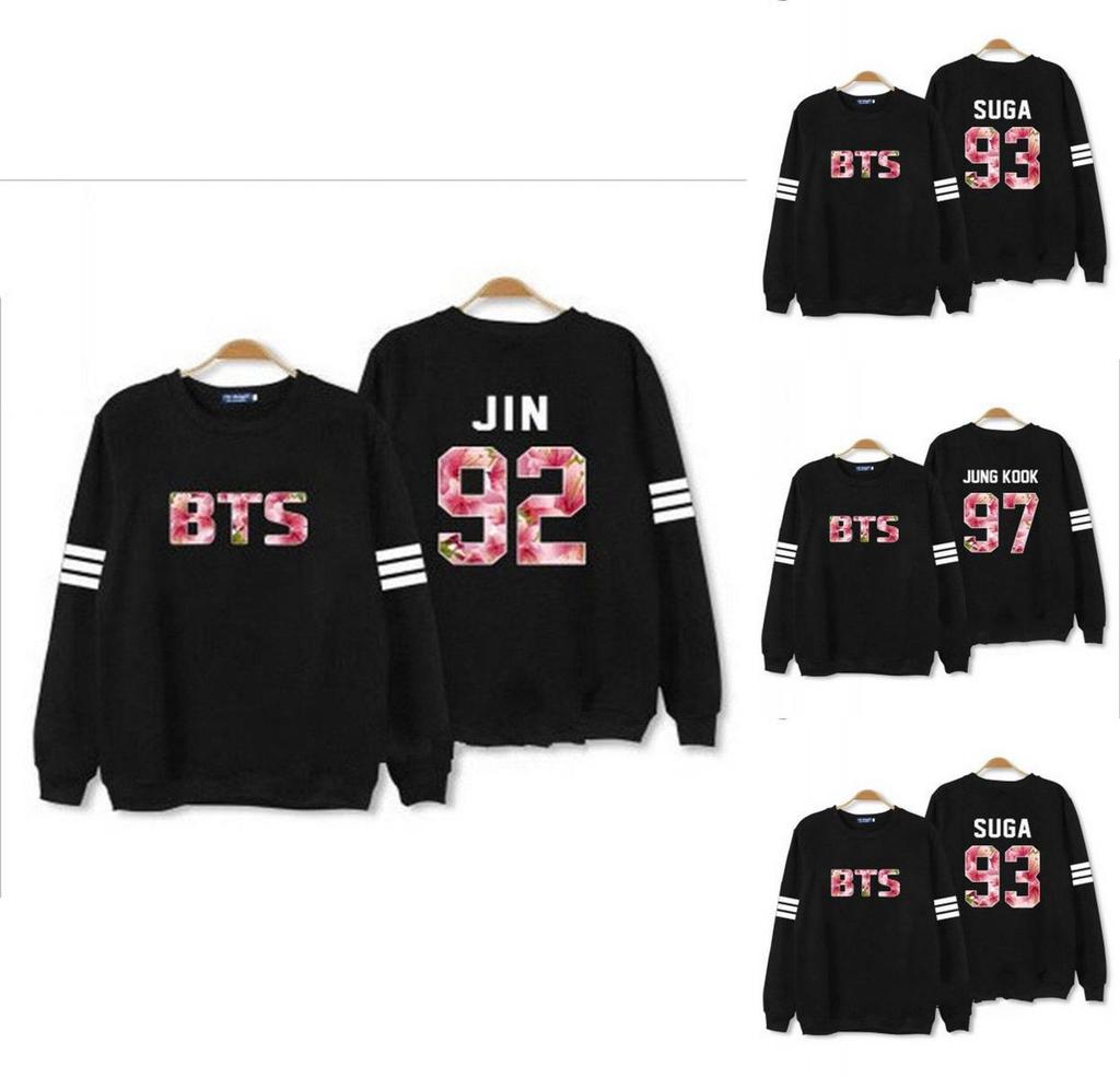 Bts in Bloom Kpop Jumper Kapuzenpullover Sweatshirt Hoodie Pullover Kostüme