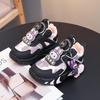 Girls' Waterproof Leather Sports Shoes - 2025 Spring & Autumn Collection - Running & Basketball Sneakers for Medium and Large Children.