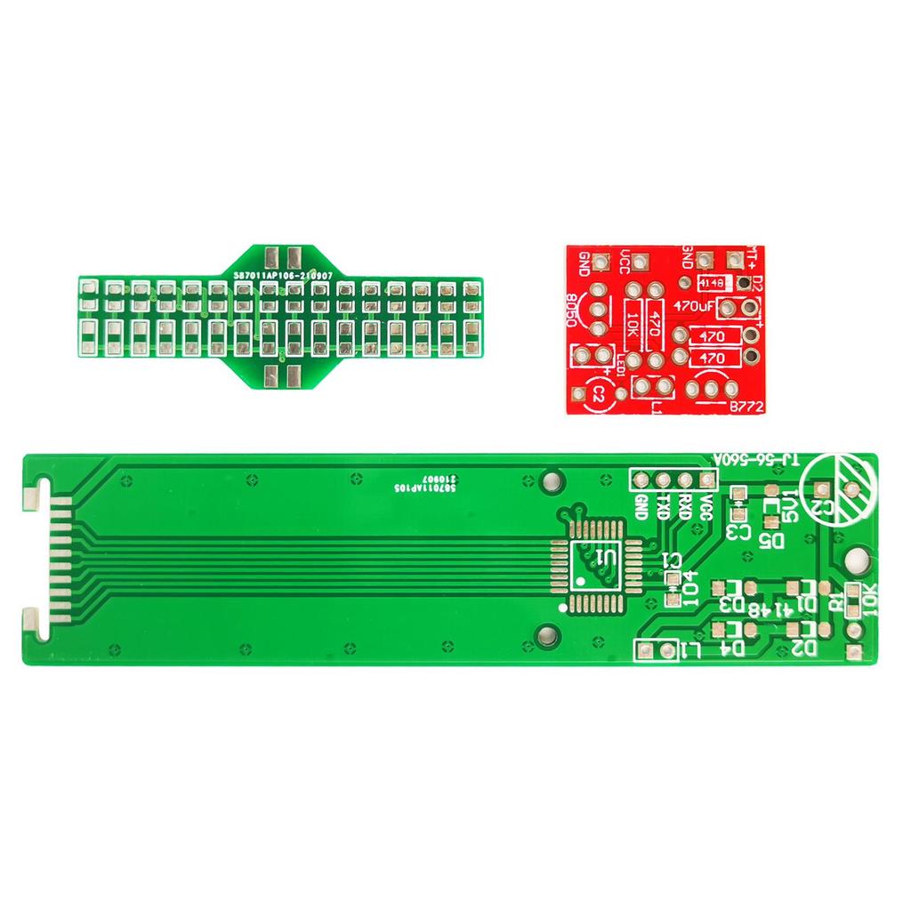 Soldering Practice Board Kit Cross Rotating LED Display Fun for Student Gift