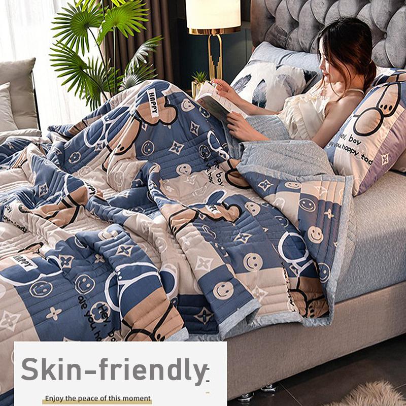 Klimatizačná prikrývka šetrná k pokožke Jednolôžková Dvojlôžková letná chladivá prikrývka na jar a na jeseň Tenká prikrývka