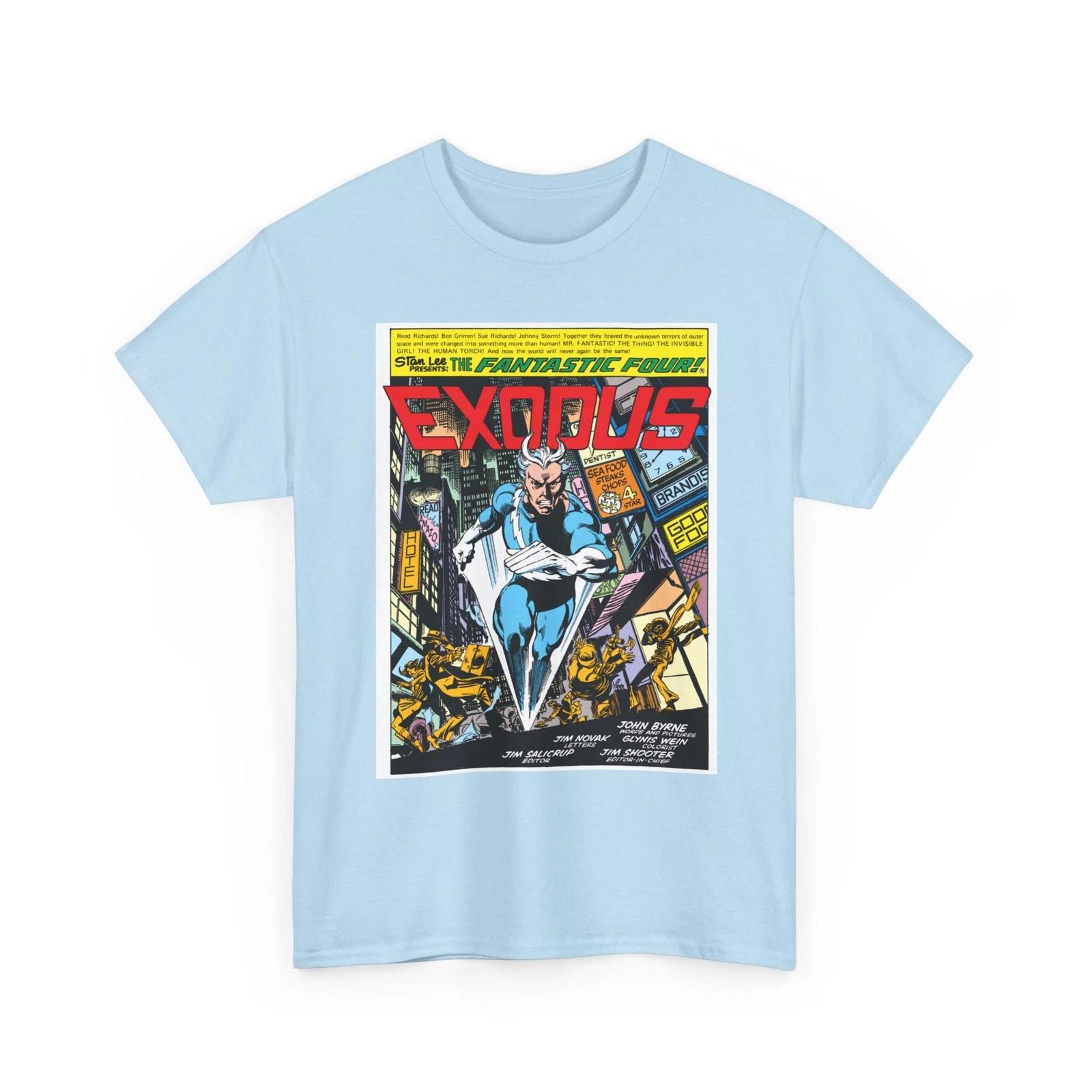 Quicksilver T-Shirt Marvel Comics John Byrne Art Retro Vintage-Style Tee XXXL