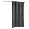 1 Rideau en polyester 140 x 240 cm anthracite Dreamtime