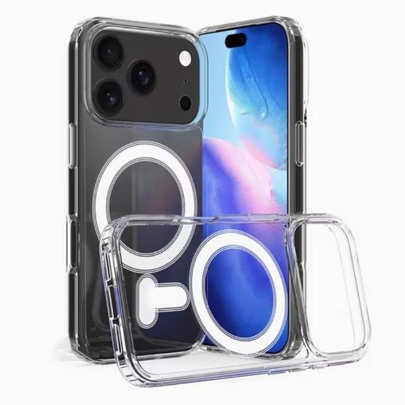 

Magsafe Magnetic Wireless Charging Case For iPhone 17 Pro Max iPhone17 Air Hybrid Hard Soft Cover For iPhone17ProMax 17Pro 17Air iPhone17