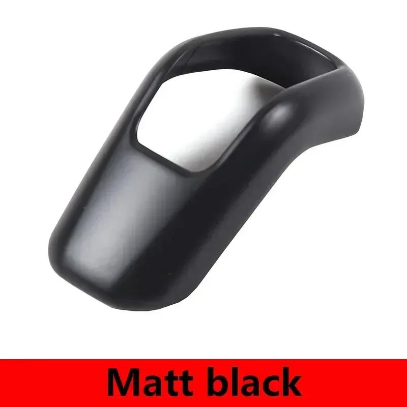 For Land Rover Defender 90 110 2020-2025 ABS Carbon Fiber Car Shift Head Protective Cover Decorative Accessories
