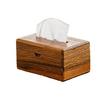 Solid Wood Tissue Box for Home, Hotel, or Office - Creative Pull-out Design for Dining or Living Room.