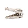 Resin Crocodile Skull Hideout Ornament Reptile Shelter Fish Tank Aquarium Landscaping Decor Aquatic Terrarium