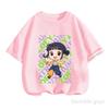 Sommar KPop Demon Hunters T-shirt Huntrix Barn Pojkar Kläder Flickor T-shirt Anime Topp