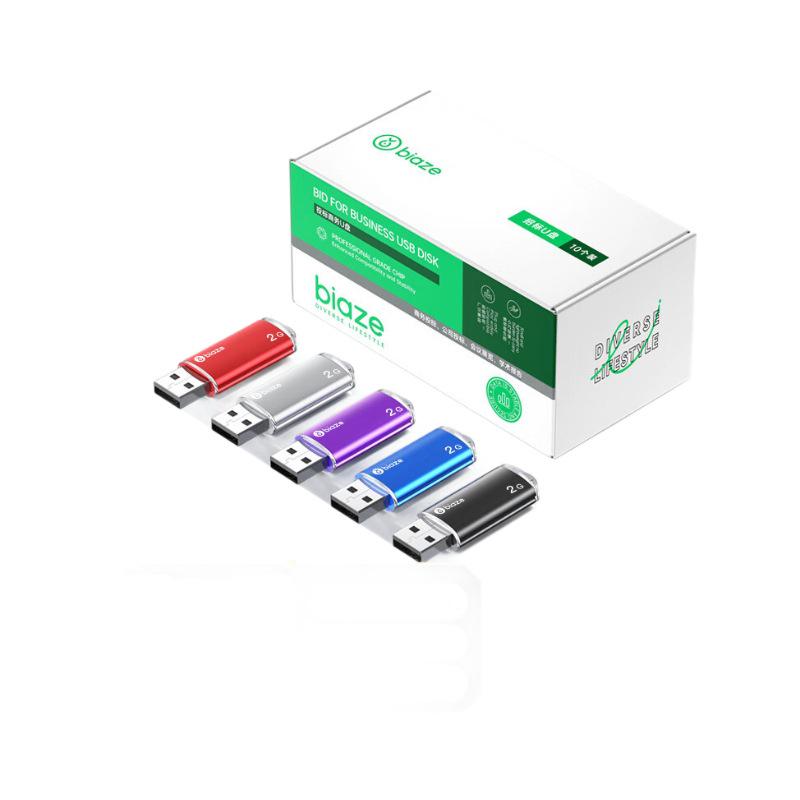 

Флэш-накопитель Biyazi 2 ГБ USB 2.0 — компактный, универсальный для автомобиля, офиса, учебы (10-Pack) 2GB разноцветный
