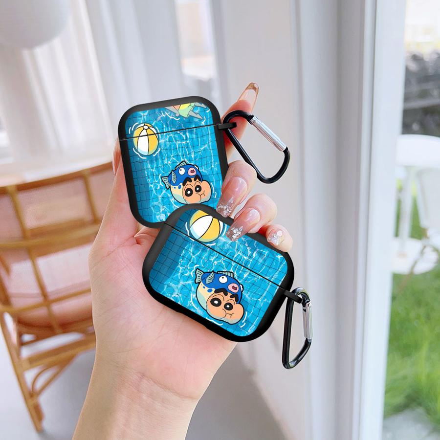 Case For Airpods 3 2 Pro2 1 Pro Pro3 4 Earphone Cases Cover Crayon Cute Shinchan