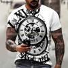Summer Retro Gray Pointer 3d Printing Short Sleeve Men's T-shirt Cool Fashion Streetwear Round Neck T-shirts
