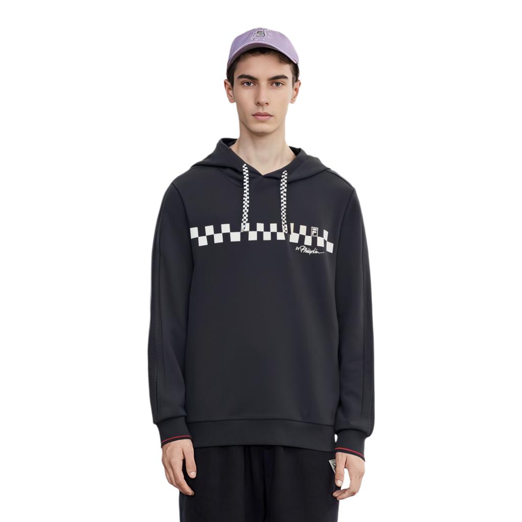 Fila X 3.1 Phillip Lim 3.1 Phillip Lim Collaboration Collection Sweatshirts Men's Jet Black Hooded Moderate Regular F11M116212F-BK