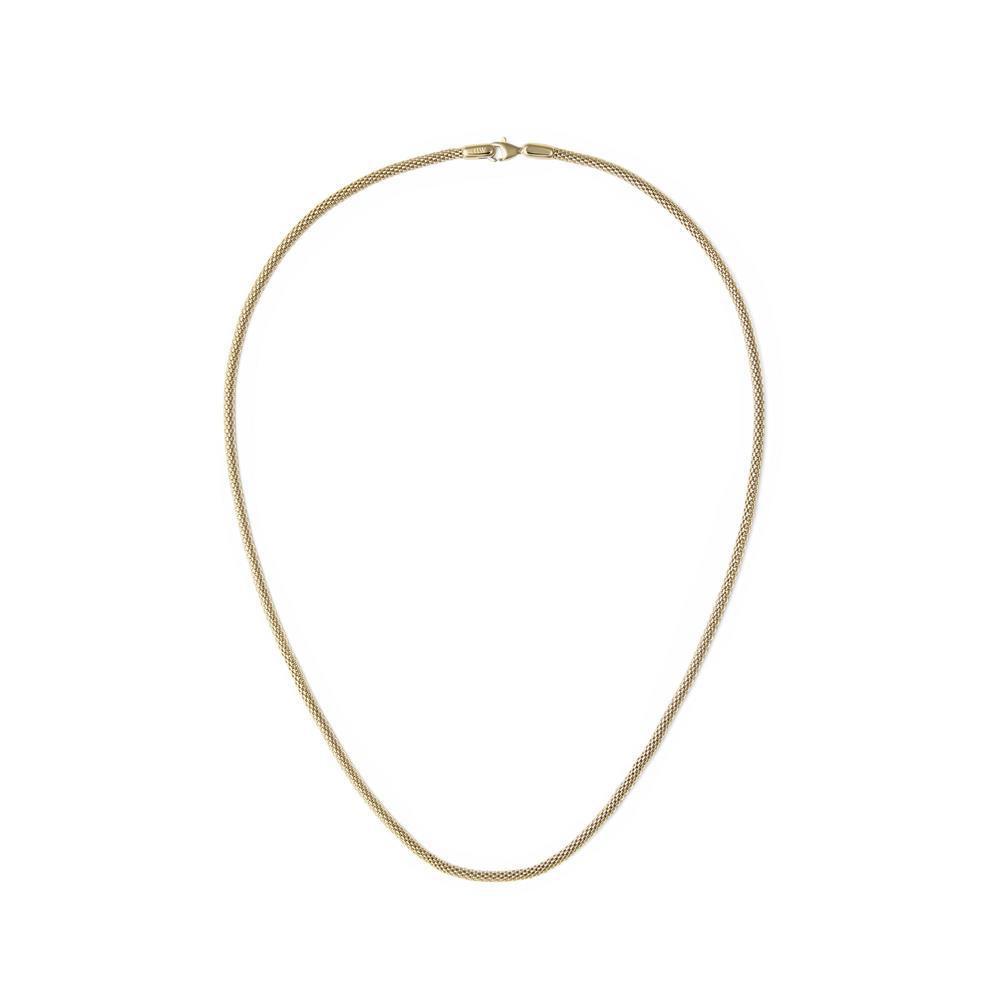 Daniel Wellington Tide Mesh Necklace 2.8 Men'S Plain Mesh Simple Chain Necklace