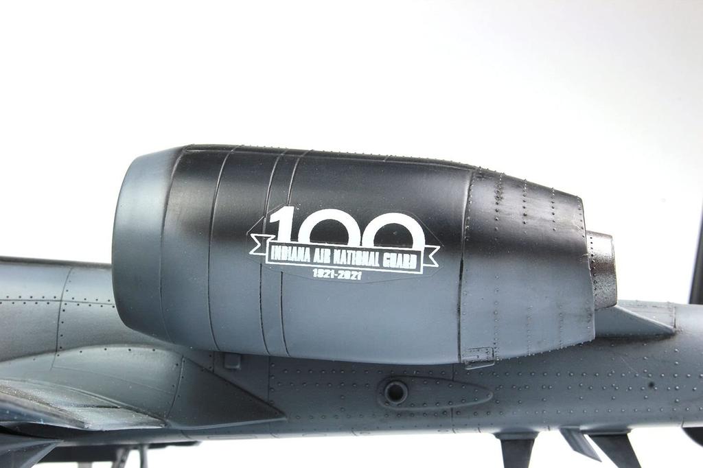 US Air Force Attack Aircraft Thunderbolt II Black Snake Plastic Model Platz/Italeri 1/48 A-10C TPA-7