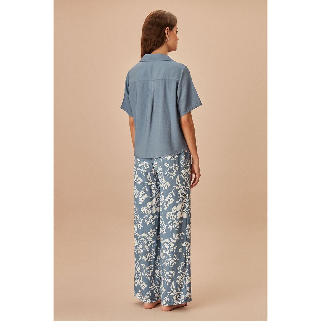 Denim Masculine Pajama Set