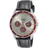 Casio MTP-1374L-7A1VDF Men's Quartz Wristwatch Leather Band Silver Dial