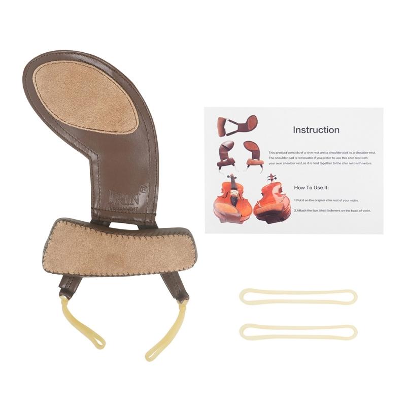Violin Chin Rest Pad Soft Cover Protector Violin Shoulder Rest Pad Replacement Soft Violin Shoulder Rest Protector