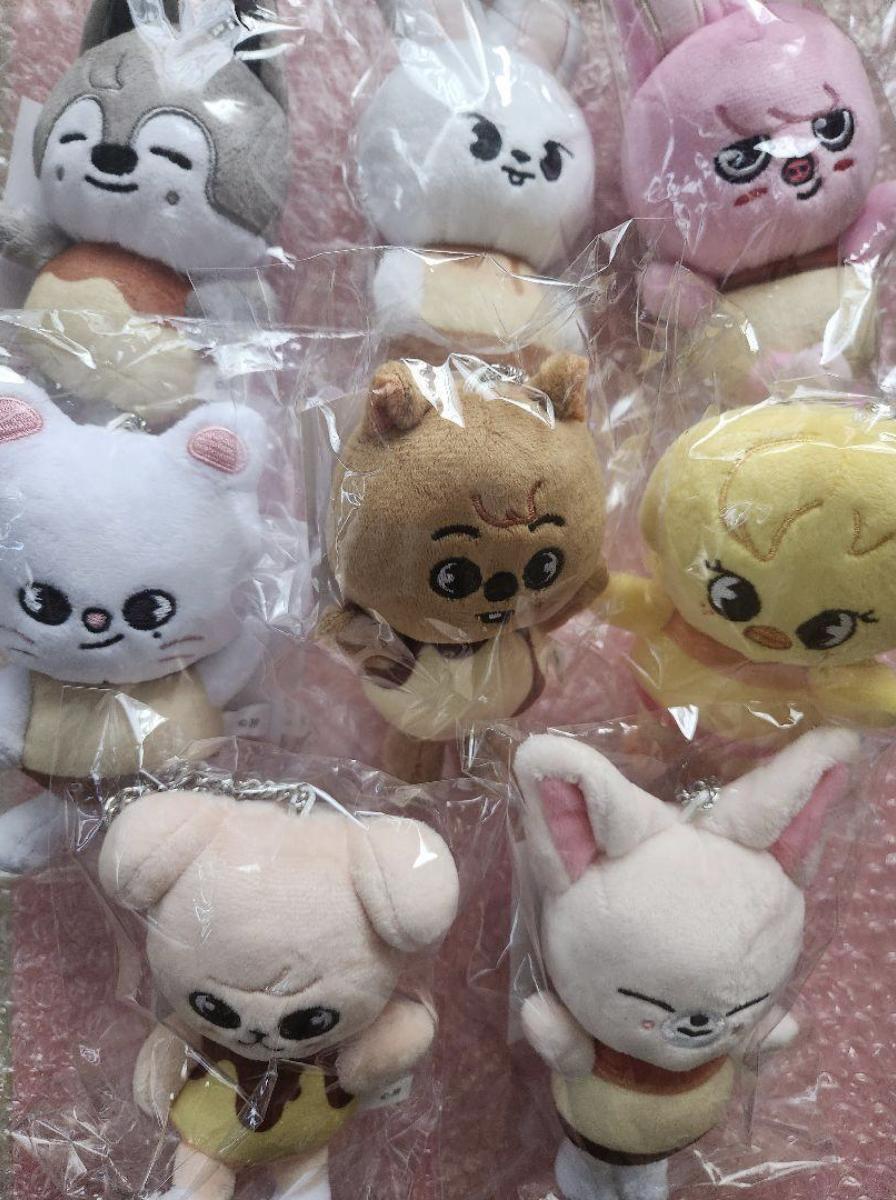 

Stray Kids MANIAC ENCORE Official MD SKZOO BAG CHARM Complete Set Plush Pudding Limited JAPAN SKZ New
