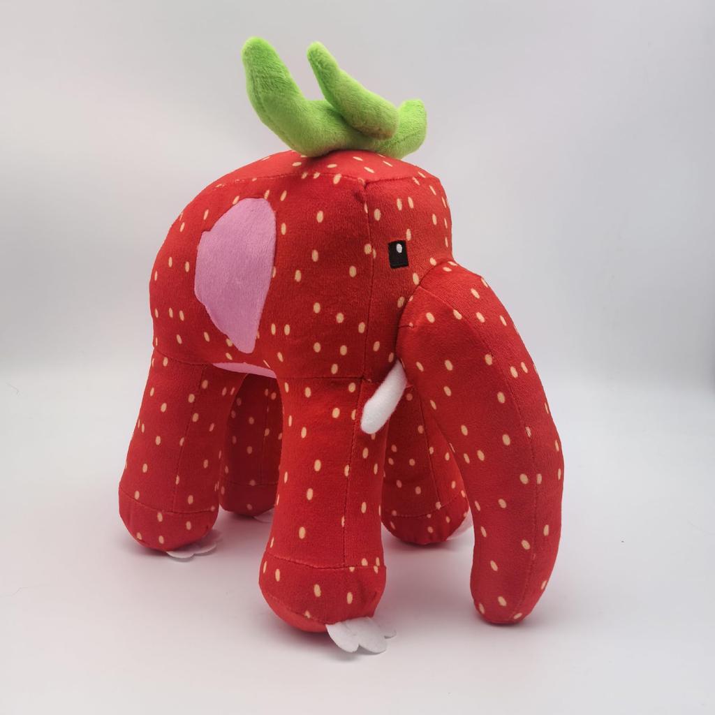Plush Toys, Brain Rot Toys, Game Toys, Steal a Brainrot, Christmas Gifts, New Year's Gifts, Children's Gifts (strawberry Elephant)
