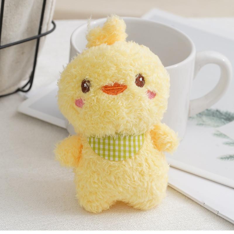 Adorable Plush Chicken Cherry Duck 12cm Pp Cotton Stuffed Animal Gift For Girls