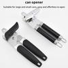 Professional Stainless Steel Tin Can Opener Multifunctional Side Cut Kitchen Tool Beer Bottle Opener