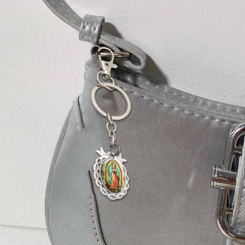 Our Lady of Guadalupe Keychains Elegant Key Rings Key Ornament Great for Weddings Communions and Church Functions