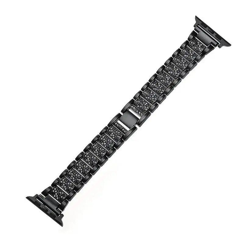 Damereim for Apple Watch-bånd 44 mm 40 mm 49 mm 45 mm 41 mm 42 mm 45 mm Diamantarmbånd correa iWatch Series Ultra 8 SE 7 6 5 4 3