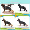 German Shepherd Dog Replication Pvc Toy Figurine For Children And Home Decor