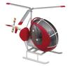 Hasegawa Egg Plane American Hughes 300 Plastic Model TH24 Non-scale