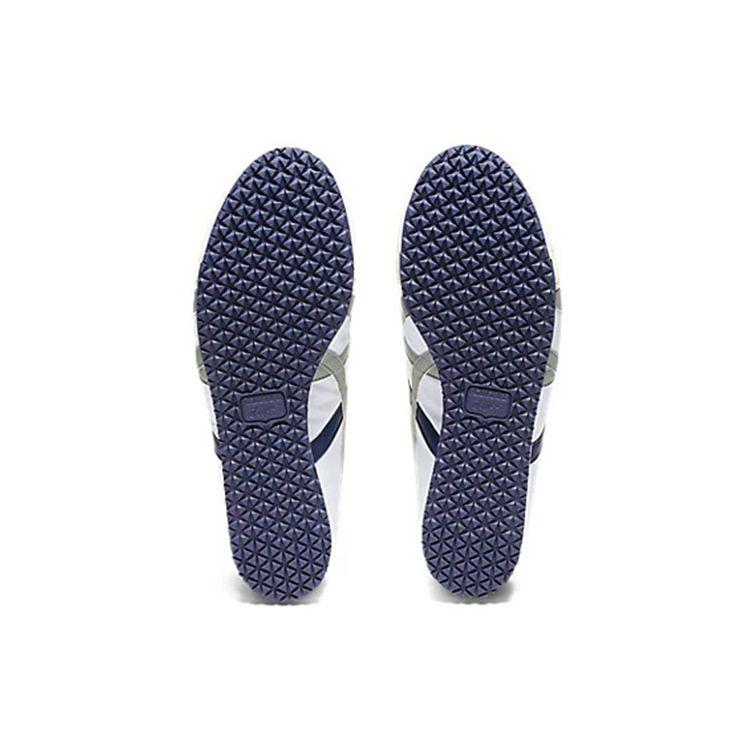 ONITSUKA TIGER Mexico 66 Comfortable Versatile Durable Lightweight Low-Top Casual Running Shoes Unisex Sneaker White Gray Blue 1183C081-100