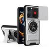 KEYSION Magnetic Phone Case for ZTE nubia Music Slide Camera Protection Upright Kickstand Shockproof Back Cover for Nubia Music
