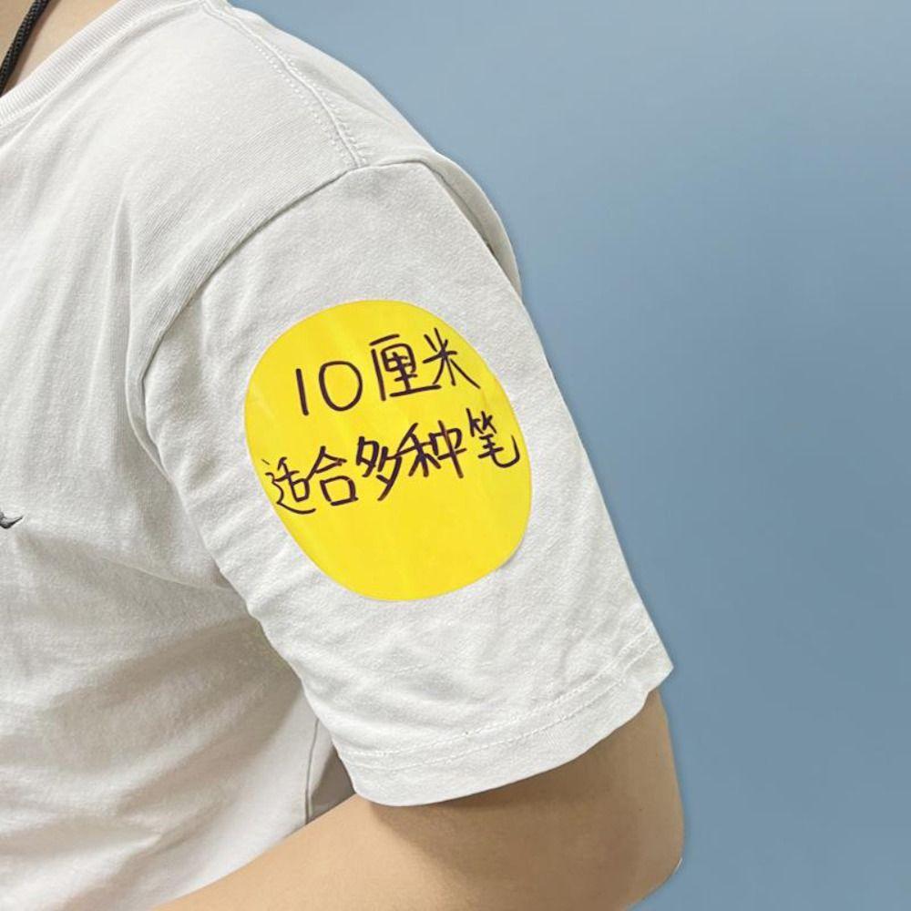 10Sheets Colored Self-adhesive Stickers 10cm Label Sticker Classification Dot Sticker Office Use