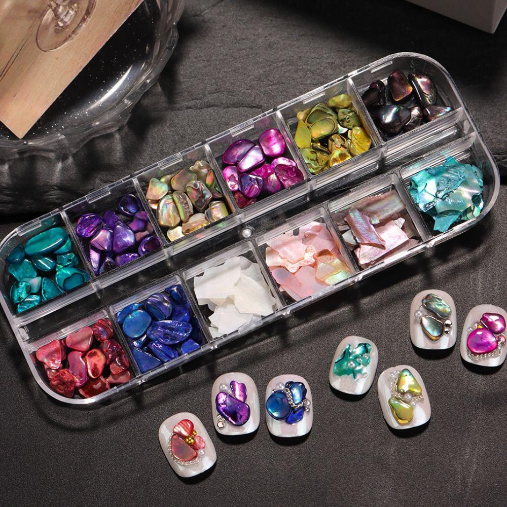 3D Charms Nail Art Decoration Irregular Nail Accessories New Abalone Shell Flakes  DIY Manicure