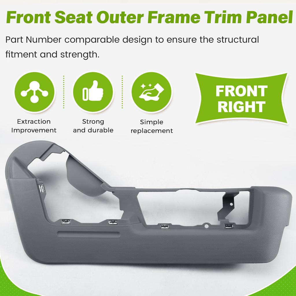 AUTO Panel Wykończeniowy Zewnętrznej Ramy Przedniego Siedzenia Samochodowego Do Ford F-150 Lincoln Mark LT 2011-2014 Obudowa Osłony Bocznej Siedzenia