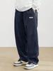 Men's Japanese Style Wide-Leg Cargo Pants - Autumn/Winter Casual Trousers