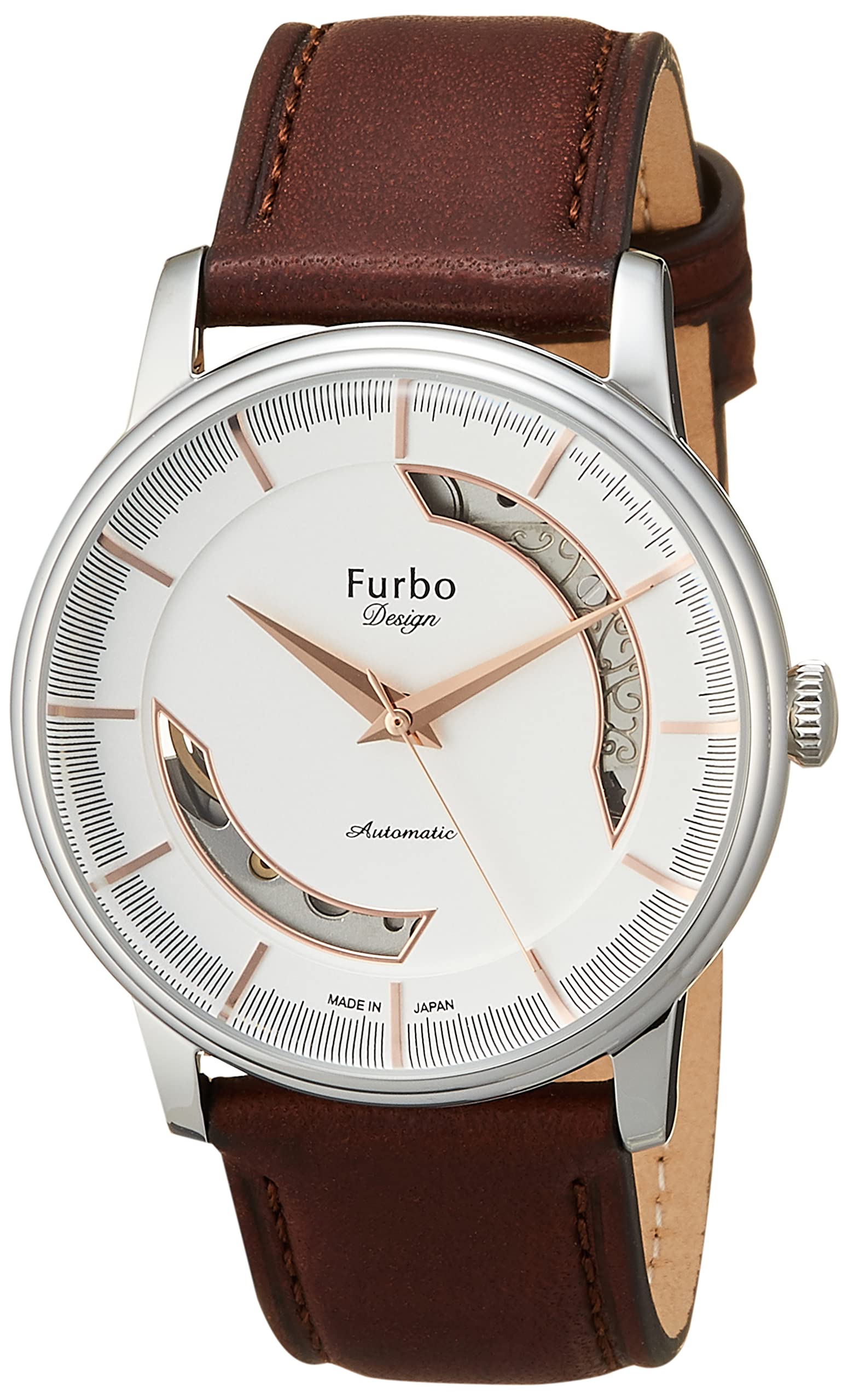 

Furbo Design New Normal NF01W-BR Мужские автоматические часы, коричневые