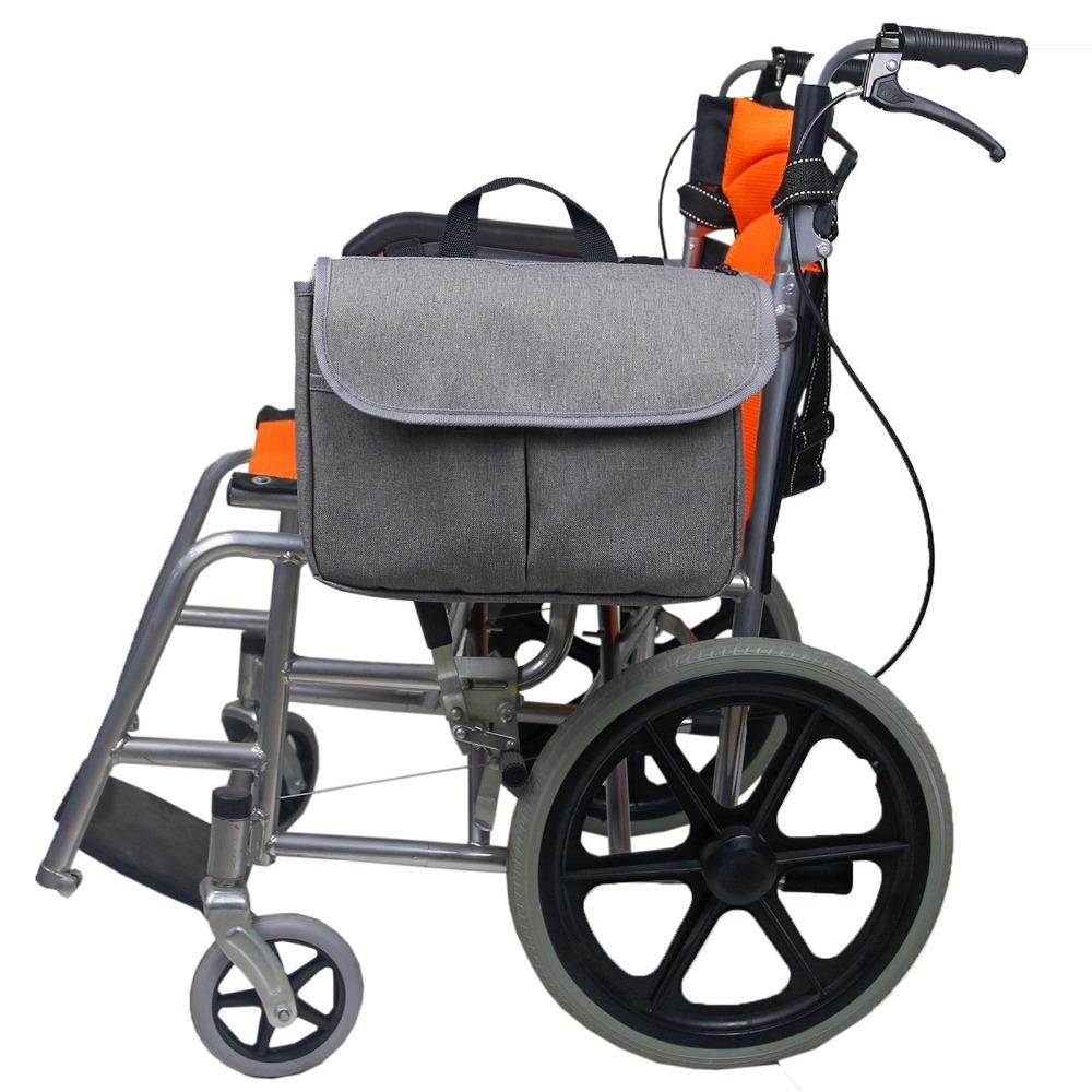 Waterproof Wheelchair Bag Durable Walker Pouch Outdoor Storage Walker Organizer Pouch  For Scooter