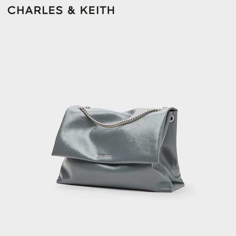 

CHARLES&KEITH Большая мягкая сумка-кроссбоди на цепочке Large