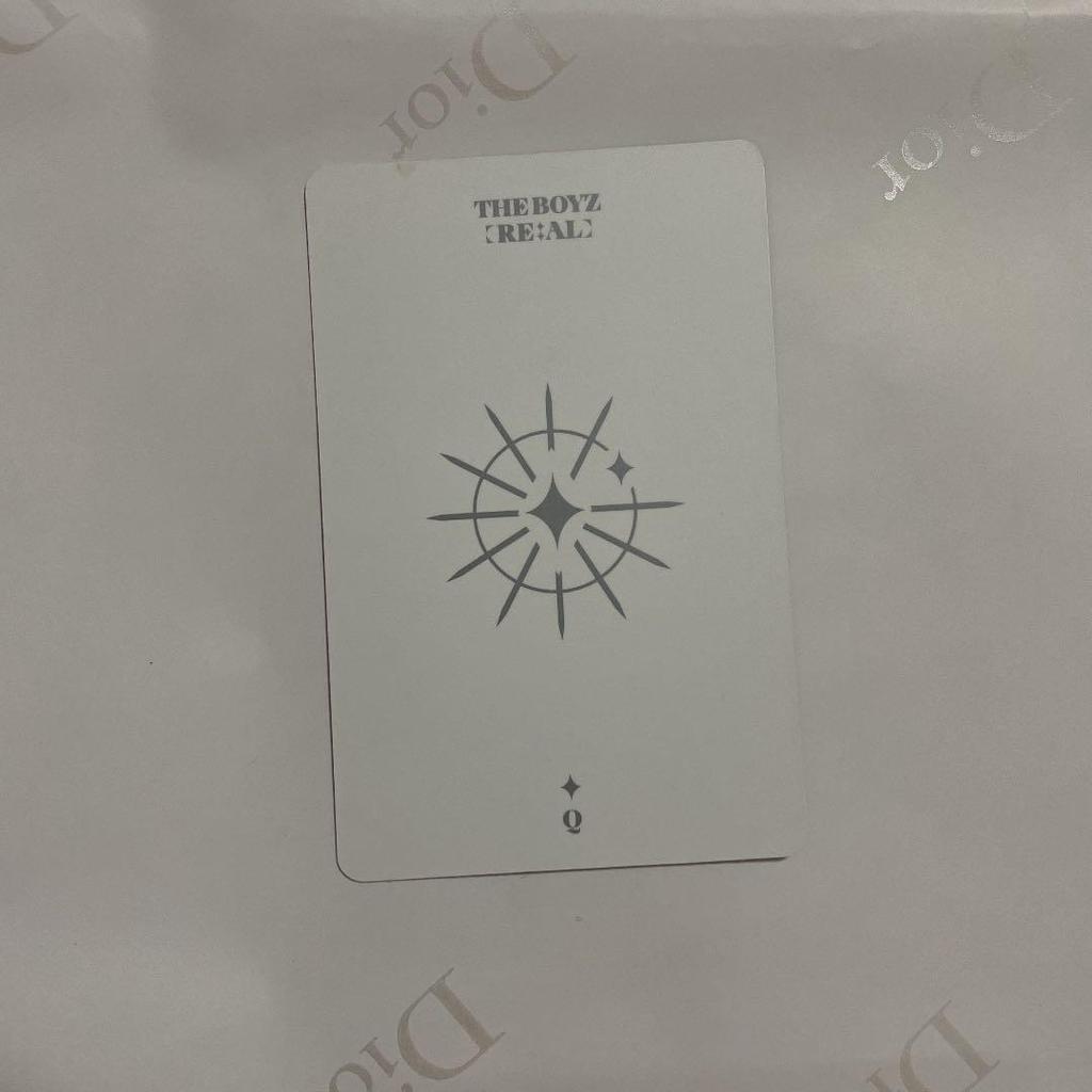 [USED] THE BOYZ Cue Real Mini Bag Trading Card Bonus