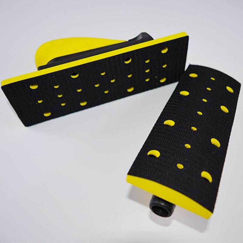 PU Foam Vacuum Hand Sanding Block Dust-free Multi Hole Hook and Loop for Metal Polishing Household Clean Car Maintenance